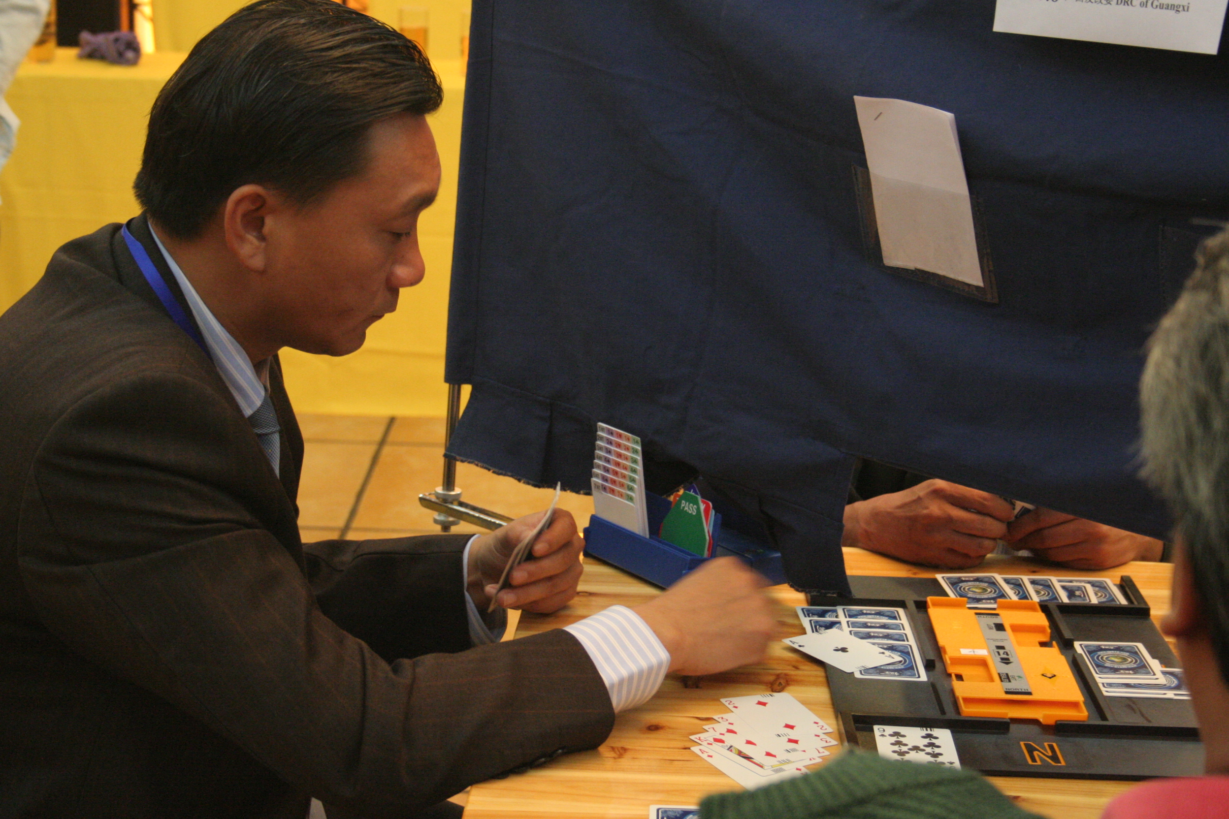 刘力院长率队鏖战国际桥牌邀请赛获得冠军